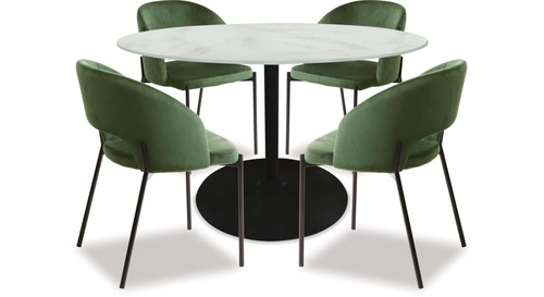 Tarifa Dining Table & Alice Chairs x 4 Tarifa Dining Table & Alice Chairs x 4